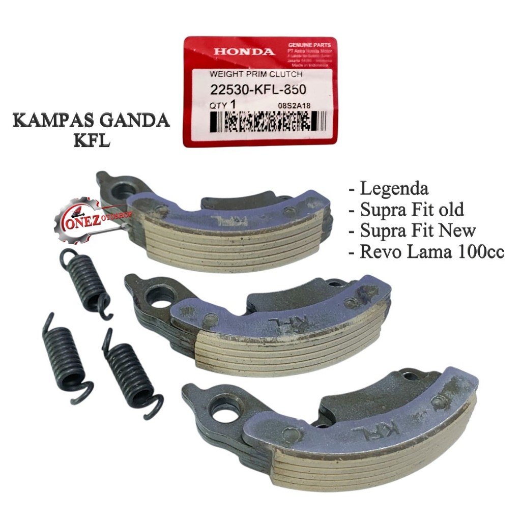 Kampas Ganda KFL Supra Fit Legenda Revo Lama 100cc