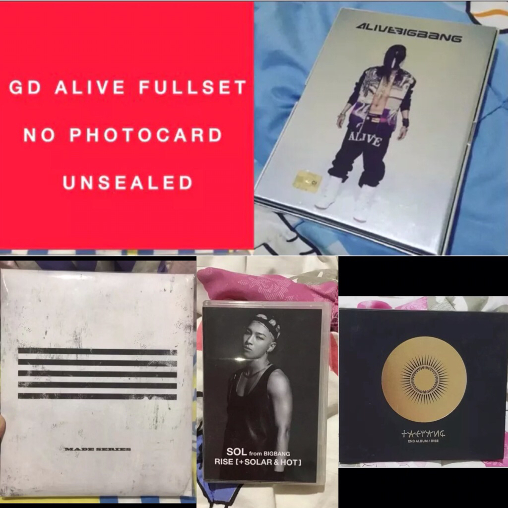 BIG BANG MINI CD DVD ALBUM RARE IMPORTED G-DRAGON TAEYANG