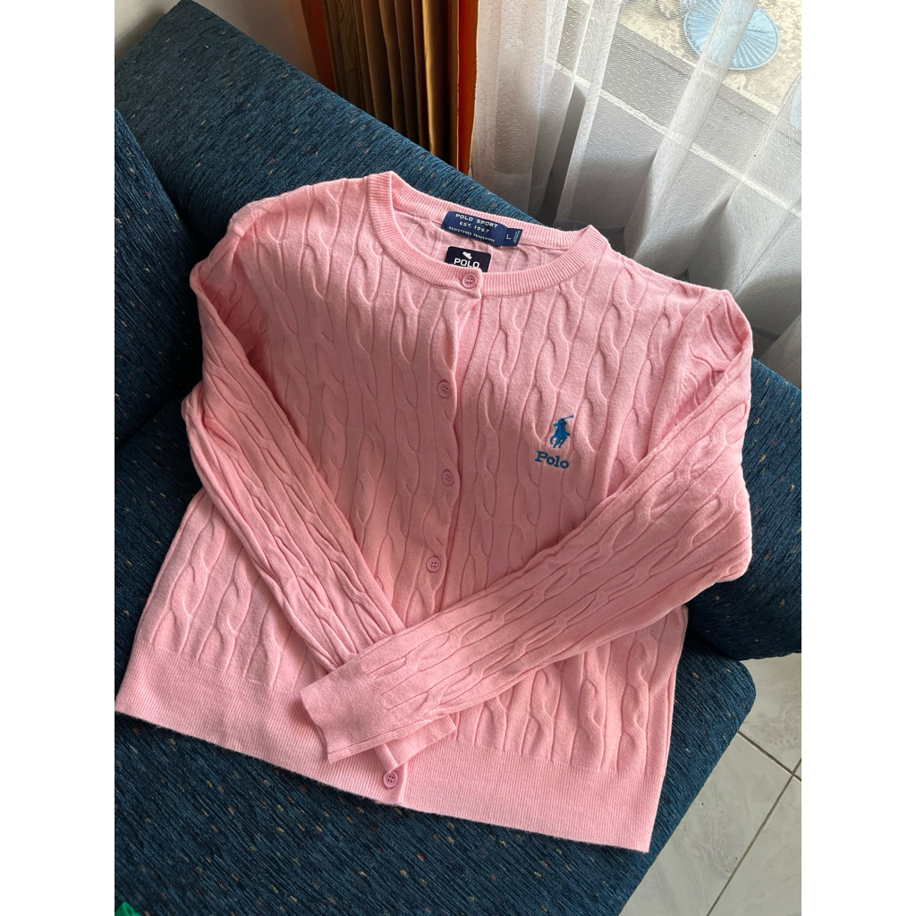 Cardigan Polo Original Pink