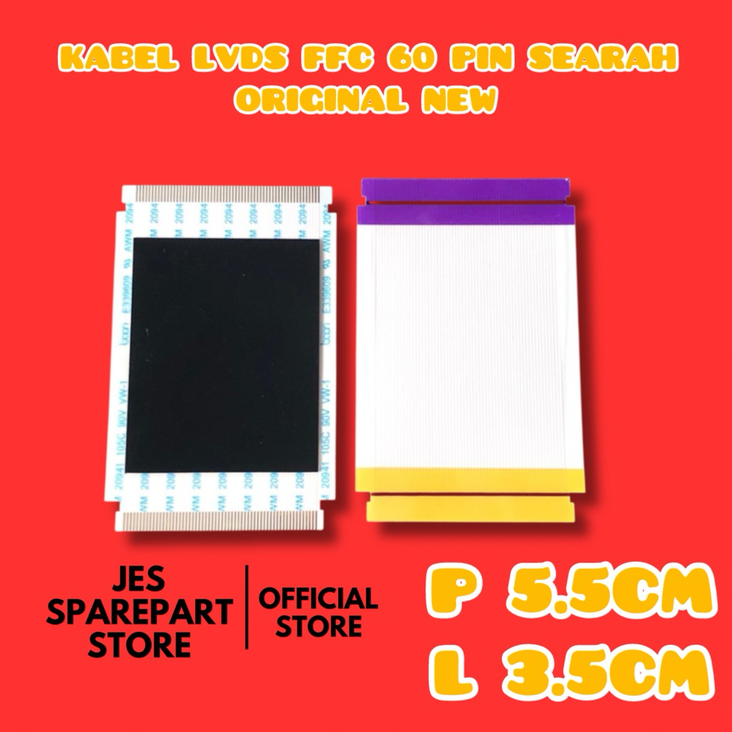 KABEL LVDS FFC 60 PIN SEARAH  ORIGINAL NEW