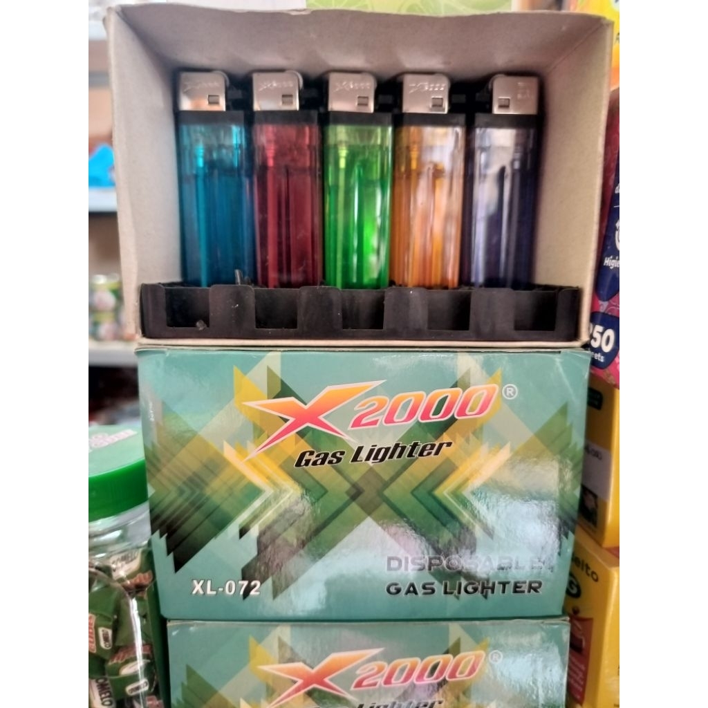 Korek Gas X2000 Gas Lighter ( 1 Kotak isi 50 Pcs )