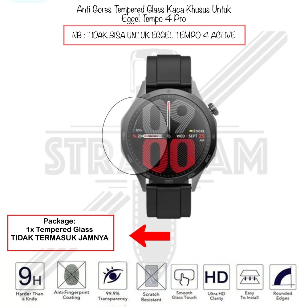 Tempered Glass Eggel Tempo 4 Pro - Anti Gores Pelindung Layar Protector
