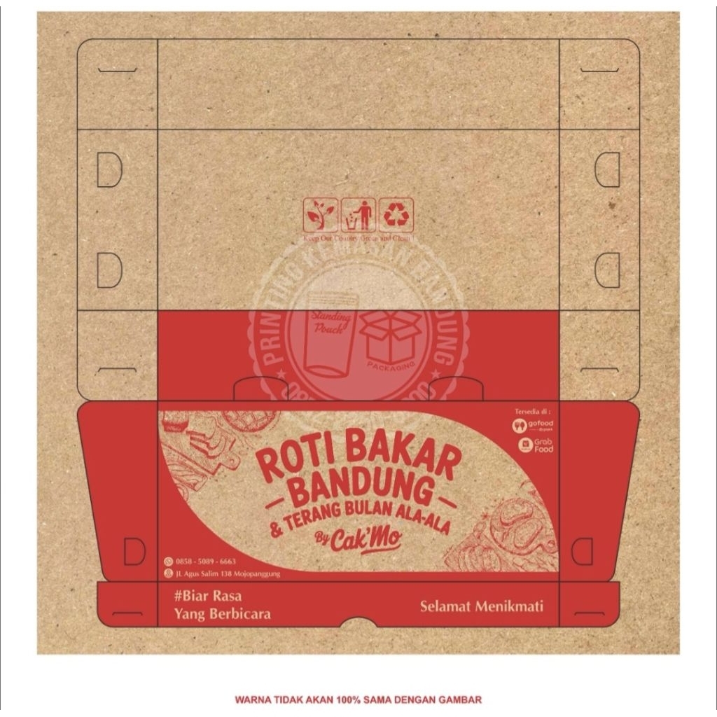 Pesanan Khusus Dus Custom Ukuran 20x11x7