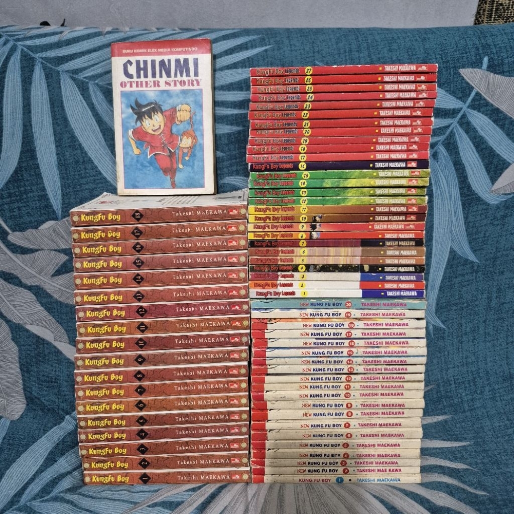 Paket 66 Komik Kungfu Boy Premium 1-18 New 1-20 Legends 1-27 Chinmi Other Story Set Lengkap Fulset F