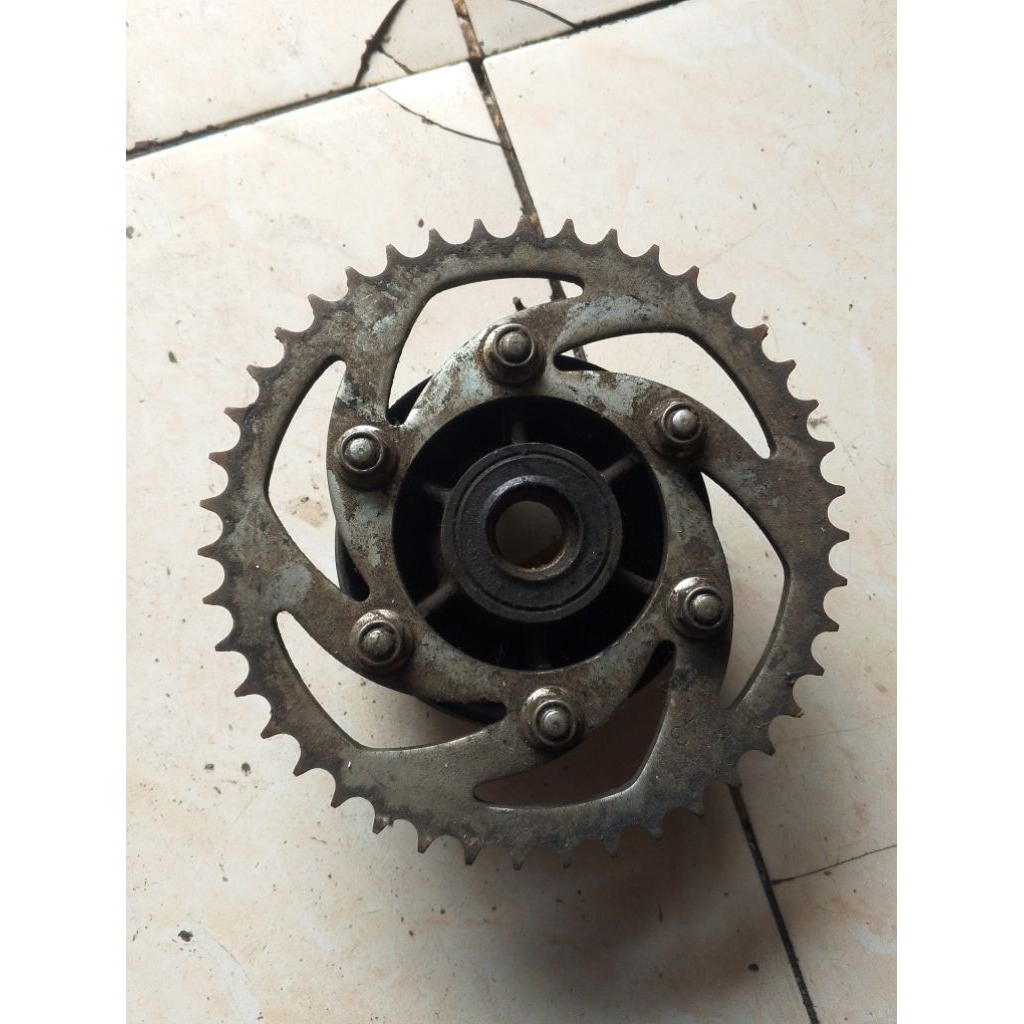 nap gir dudukan gir set masih tebal Vixion old Ori copotan