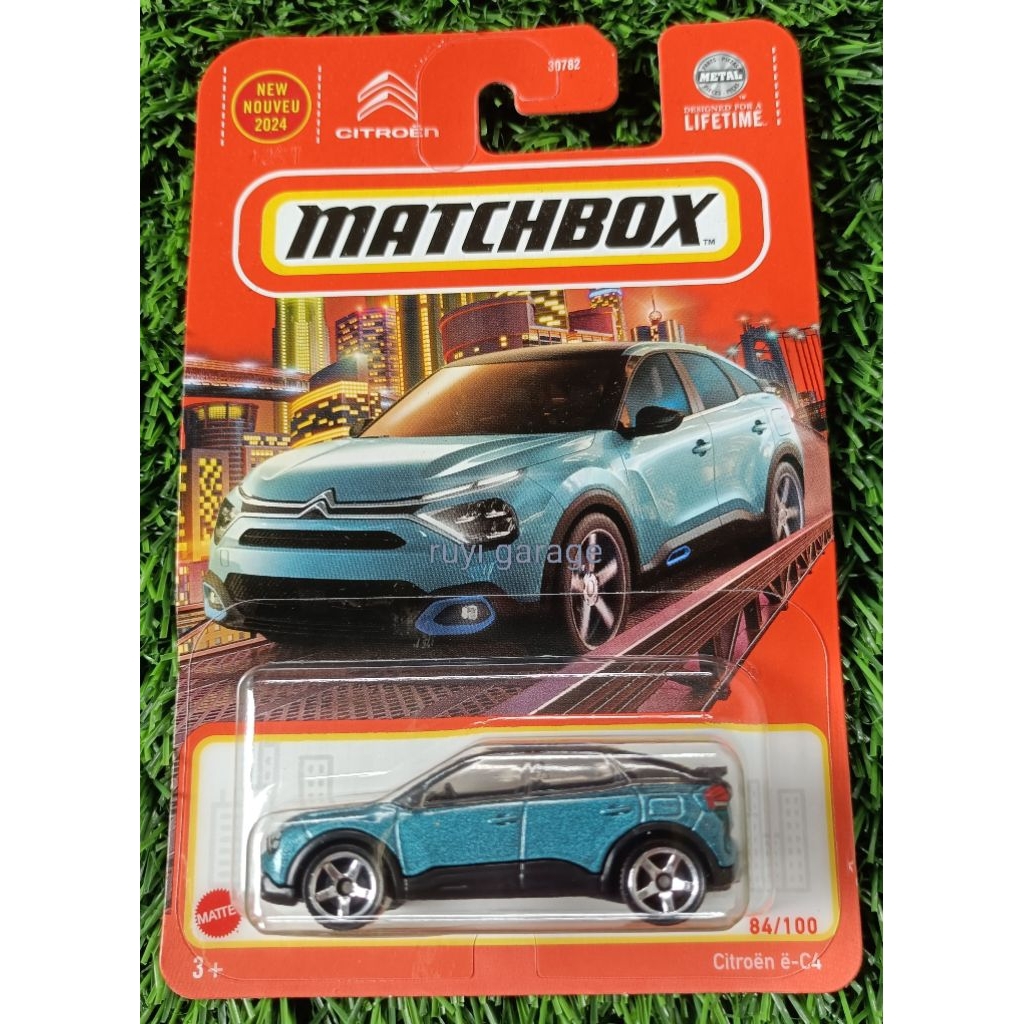 MATCHBOX CITROEN E-C4 BIRU BLUE