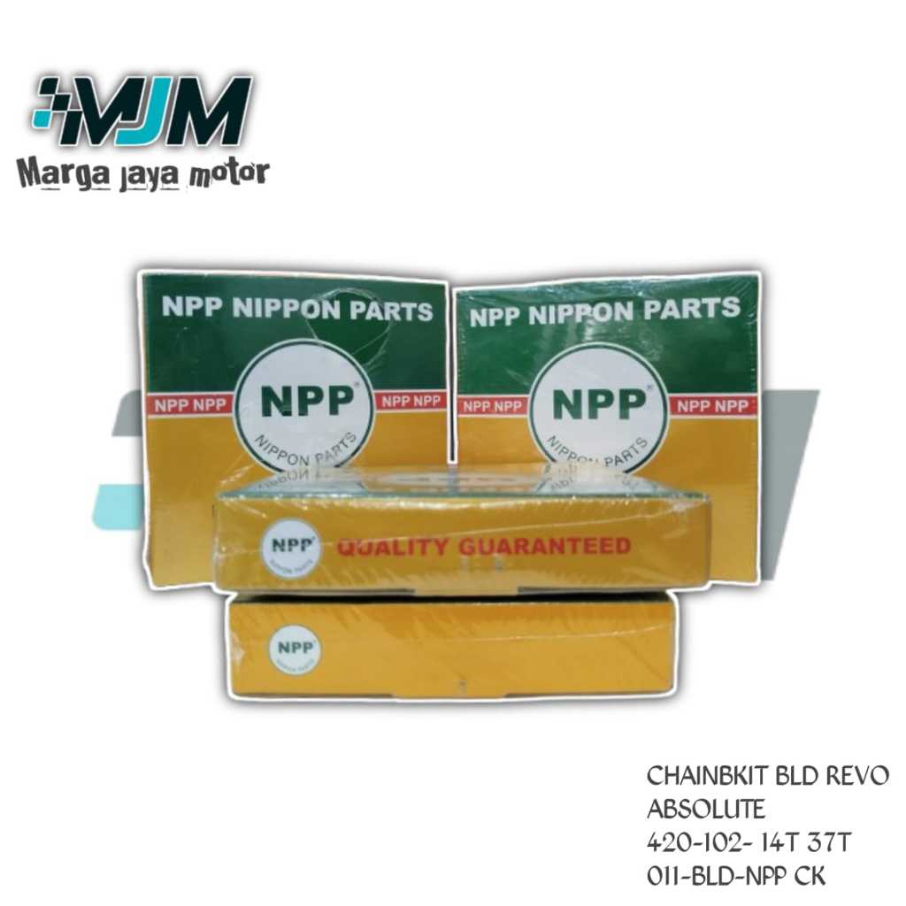 Gear Set + Rantai NPP Revo Absolute Blade New Revo