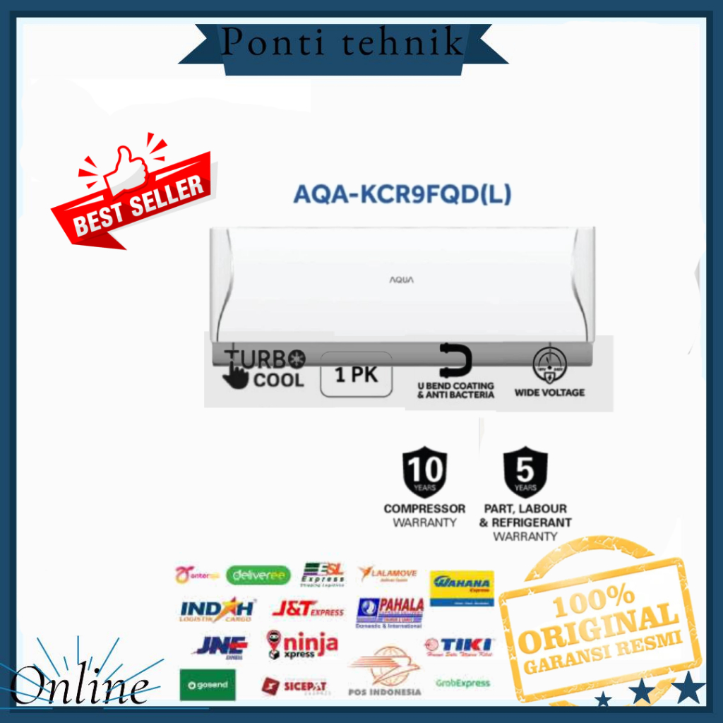 AC AQUA TERBARU AQA-KR09FQDL 1 PK UNIT-ONLY