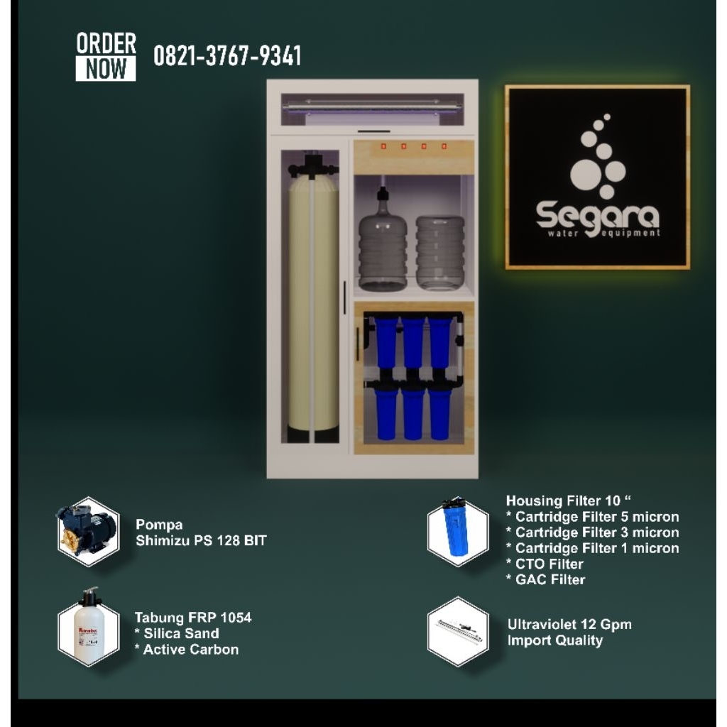 Mesin Air Isi Ulang Kecil