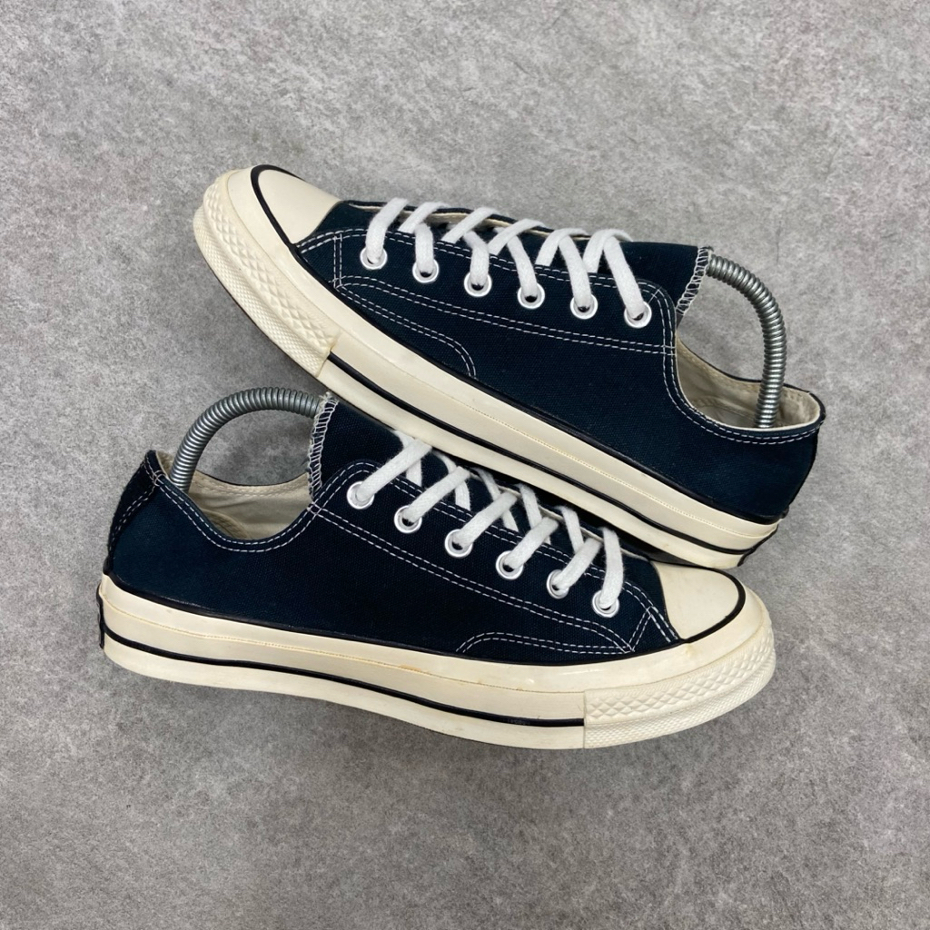 [Size 41] Converse Chuck Taylor All Star 70S Low Black White Second Original Kondisi Seperti Beli Ba