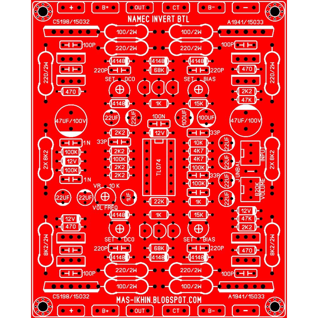 PCB Namec Invert BTL