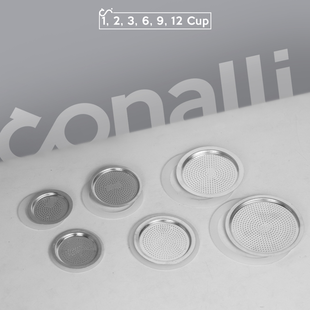 CONALLI Gasket Mokapot 1-12 Cup Spare Part Gasket Moka Pot Seal Karet 1 Cup 2 Cup 3 Cup 12 Cup