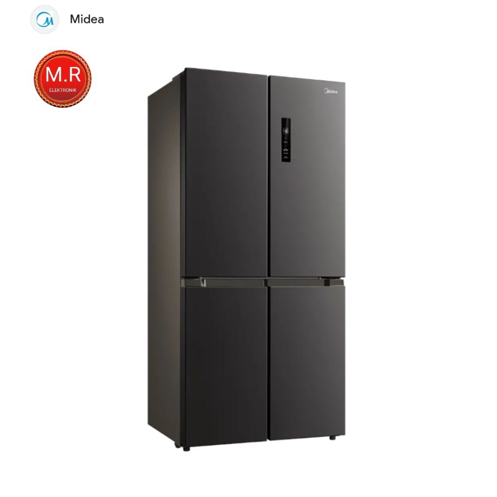 KULKAS 4 PINTU MIDEA MDRF632FIF28ID 470 LITER INVERTER GARANSI 12 TAHUN