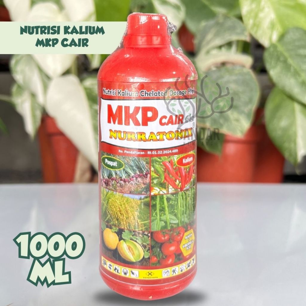 NURRATONIX MKP 1L Pupuk Cair Plus Silika Amino & ZPT Pembesar Buah dan Umbi