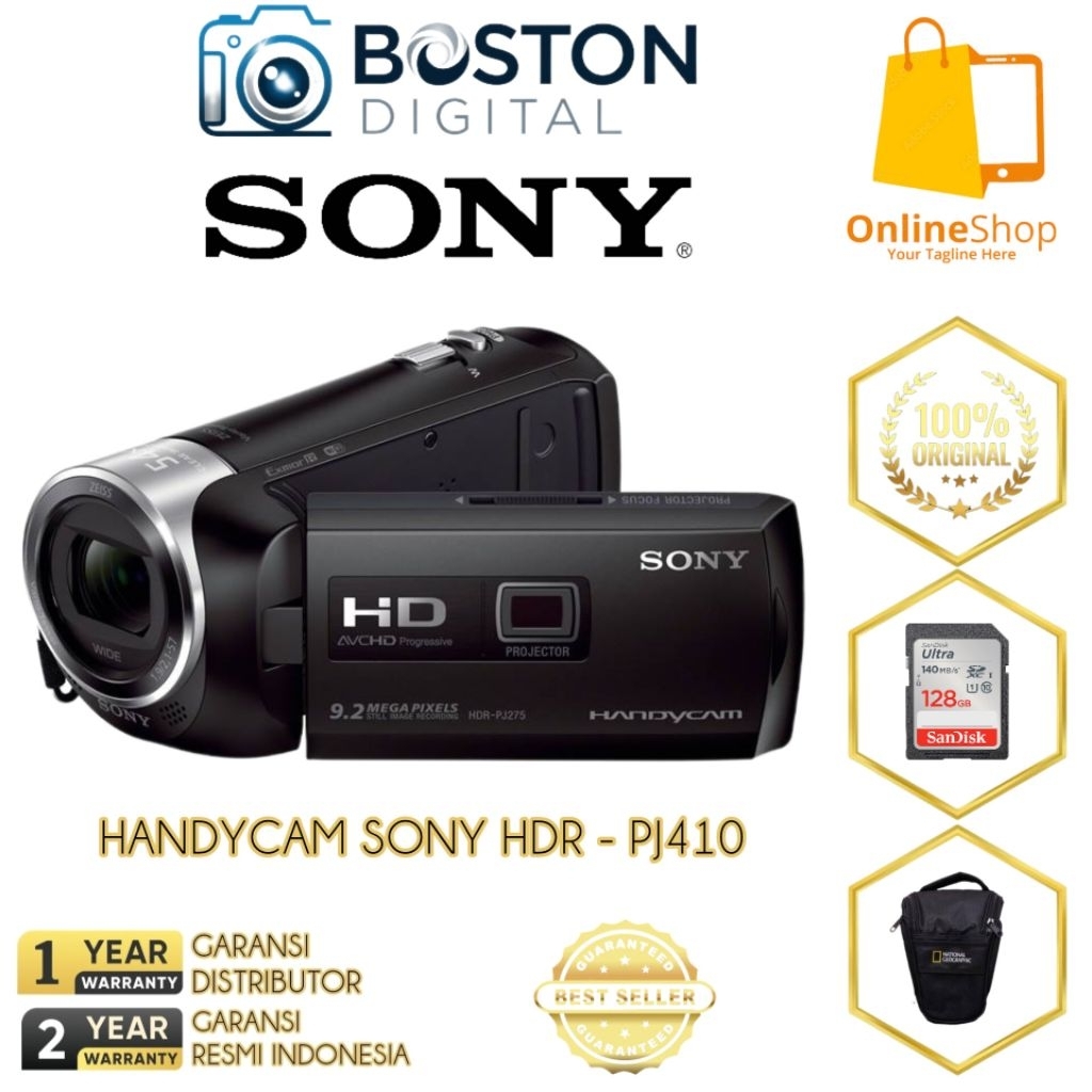 SONY HDR PJ410 HANDYCAM / SONY HDR-PJ410 / SONY PJ410