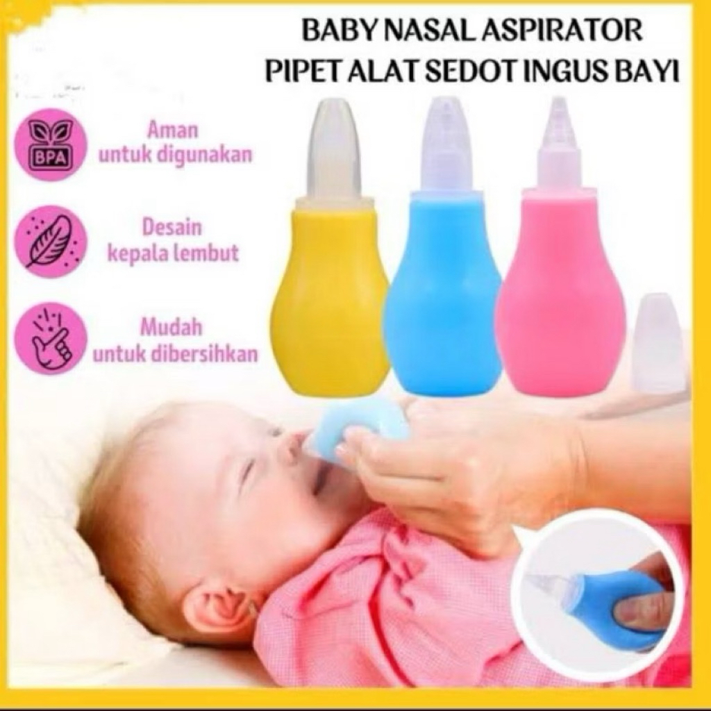 (N-046) Alat sedot ingus bayi / Penyedot ingus bayi / pembersih hidung bayi aman sedotan ingus flu p