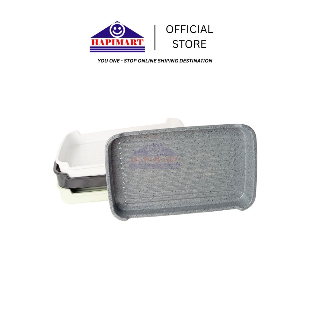 Piring Shabu Persegi Panjang 9 inch/Piring Daging Melamin Tebal/Melamin Anti Bau Tahan Banting Tidak