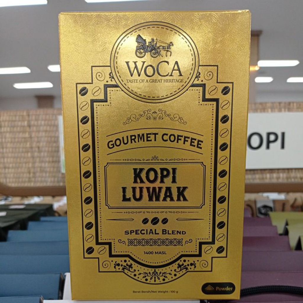 Gourmet Coffee WoCa Kopi Luwak 100gr special blend