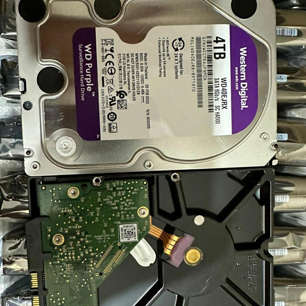 Hardisk WD 4TB PURPLE - HDD WD 4TB CCTV ORI