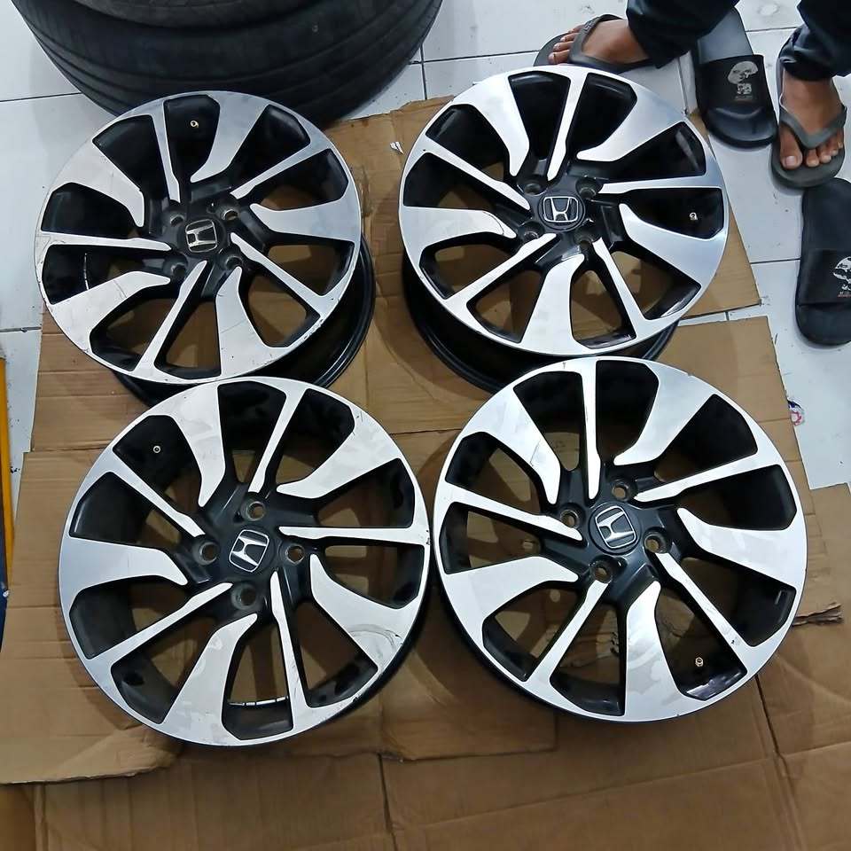 VELG MOBIL ORI STD BRIO RS RING 15 LEBAR 6 LUBANG BAUT PCD 4X100 ET53 PELEK MOBILIO