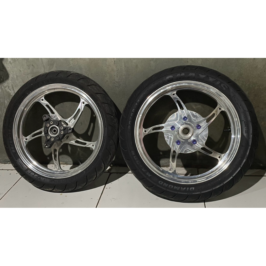 VELG VND NEW SPEED AEROX R14 BEKAS