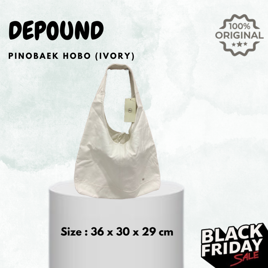 Depound Pinobaek Hobo Bag (Ivory)