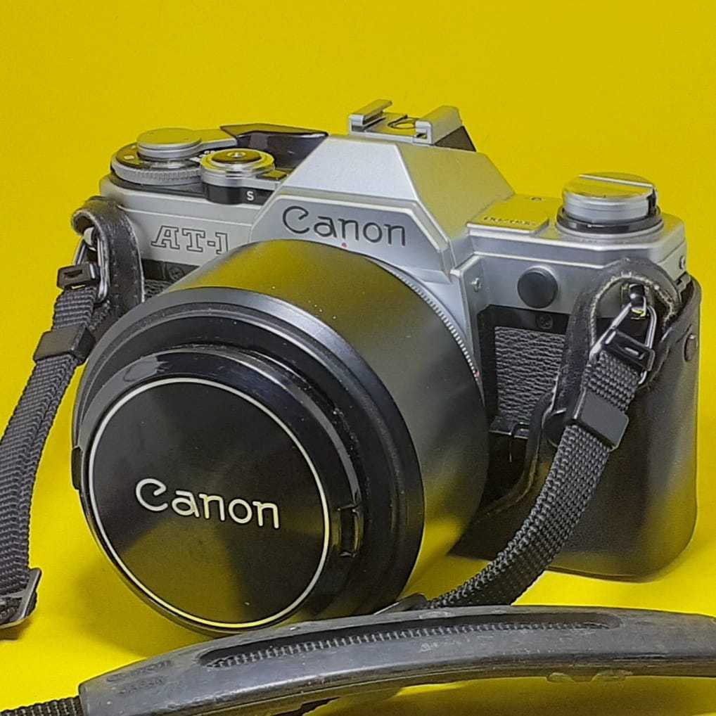 Kamera film Canon AT-1 + Lensa Canon FD 55mm f1.2 SSC