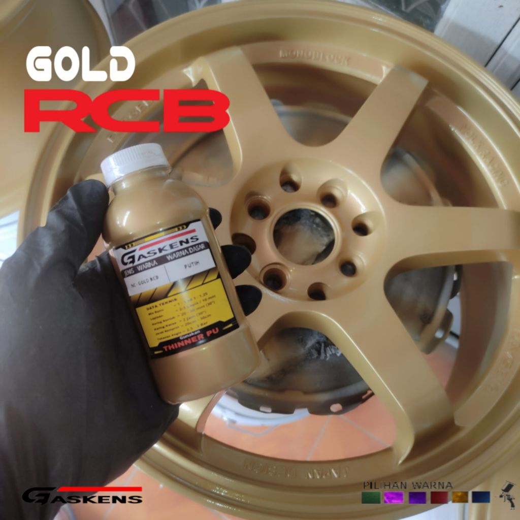 Cat Duco NC Warna Gold RCB 1 Liter, cocok untuk Warna velg
