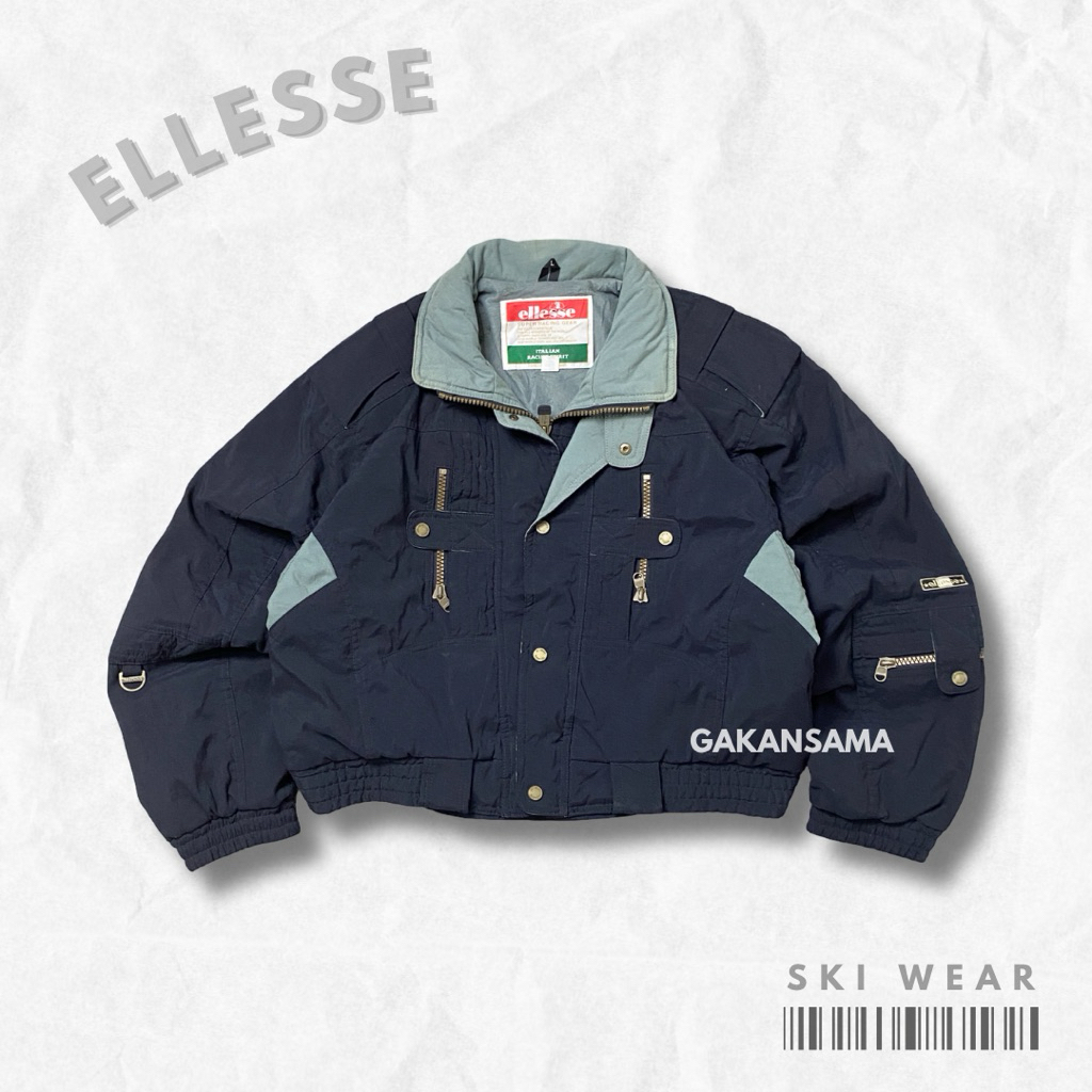 Jaket Racing Ellesse Mystique Hitam