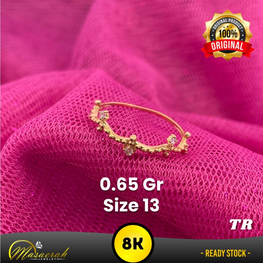 Cincin Emas 8K 0.65 Gram 2328