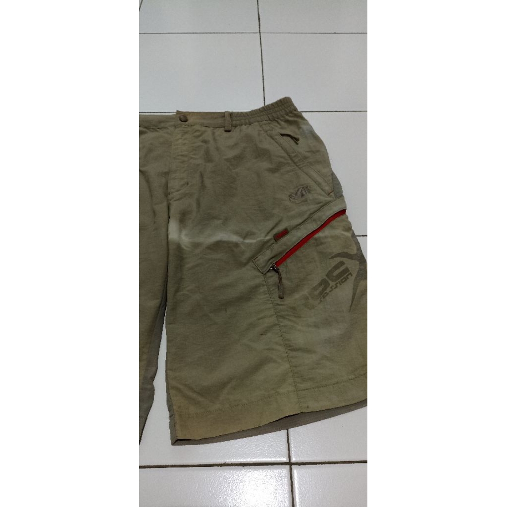 celana cargo pendek outdoor mille t second