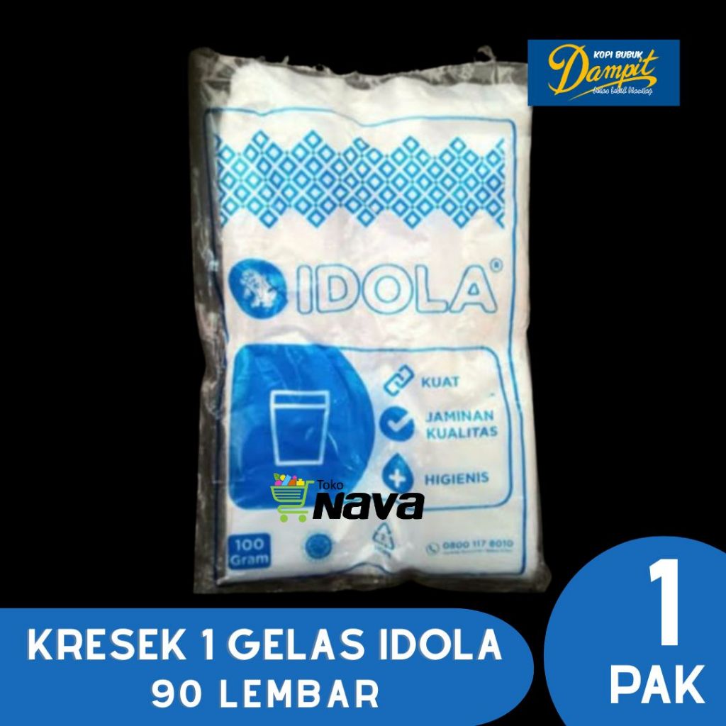 Idola Kresek Idola untuk 1 Gelas - Plastik