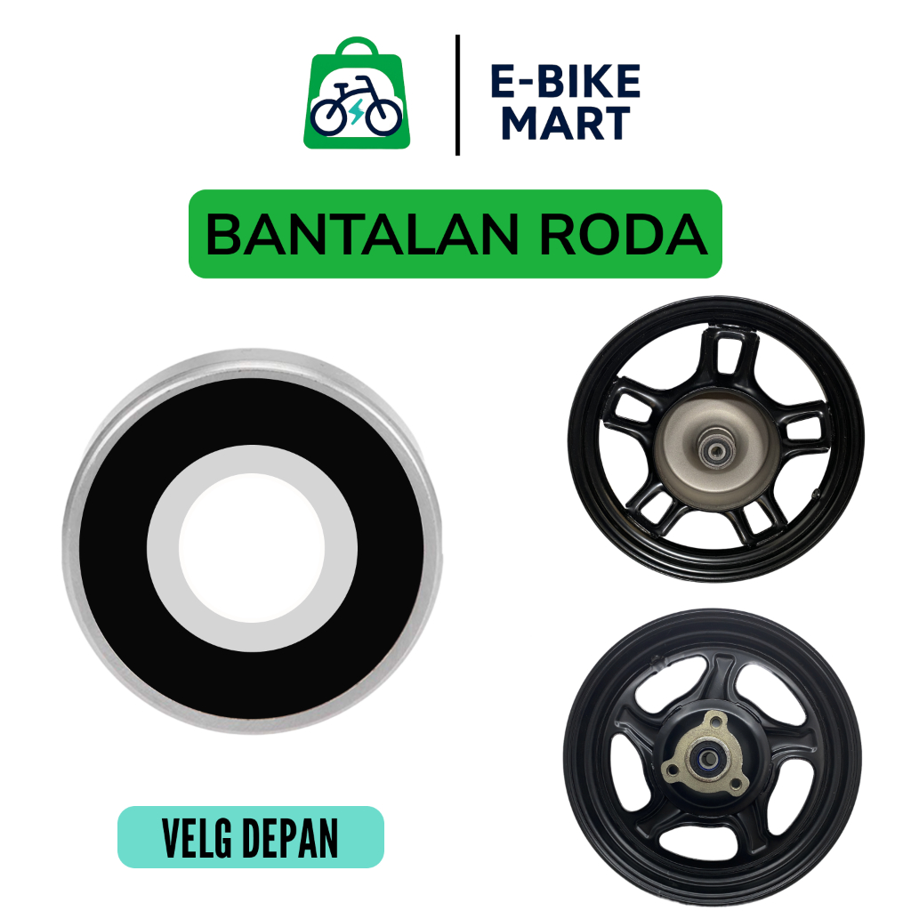 Bearing Roda Depan Sepeda Listrik Spare Part E-Bike