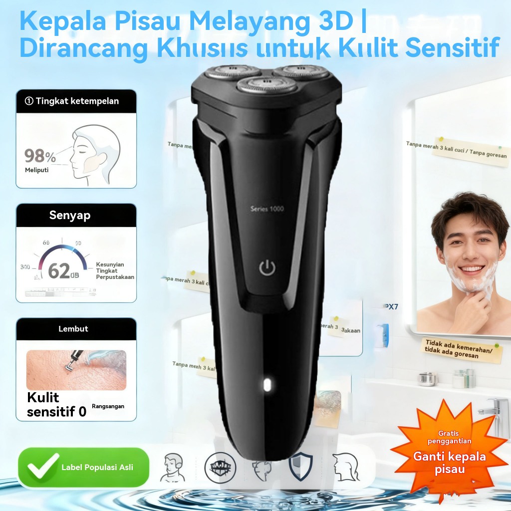 Alat Cukur/Cukur Jenggot/Alat Cukur Rambut Elektrik/Pencukur Rambut /Mesin Cukur Kumis Aan Jenggot P