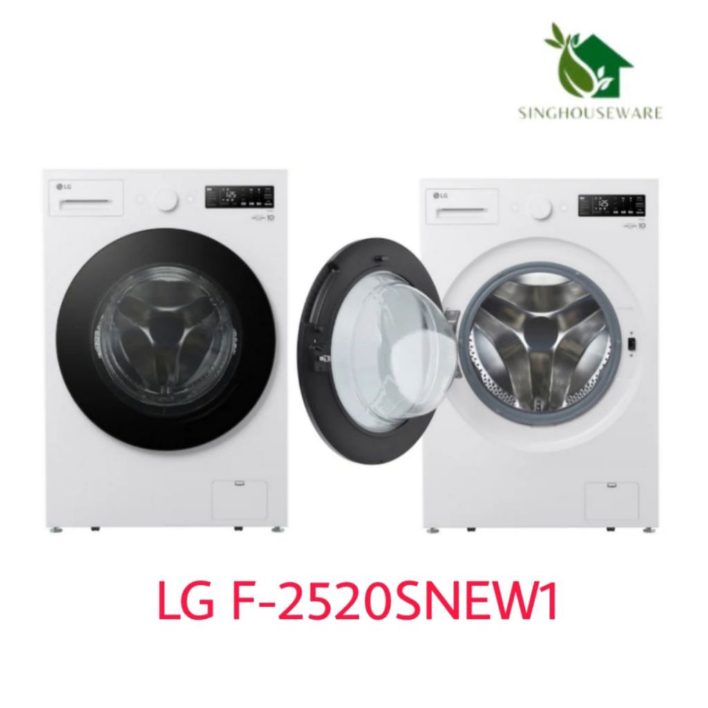 LG Mesin Cuci 1 Tabung Bukaan Depan 20Kg F-2520SNEW1