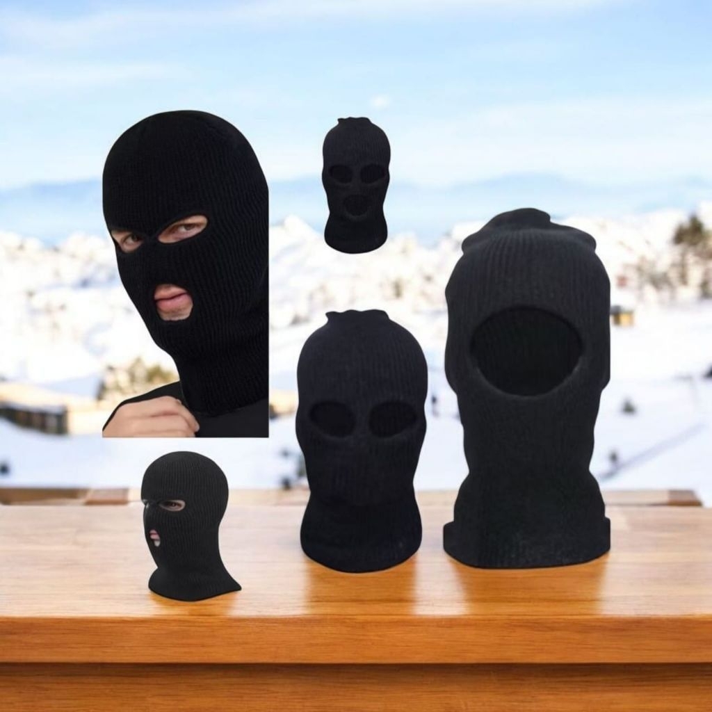 ninja topeng rajut wool