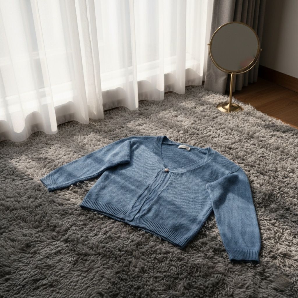 Manja Crop Cardigan Rajut Atasan Wanita