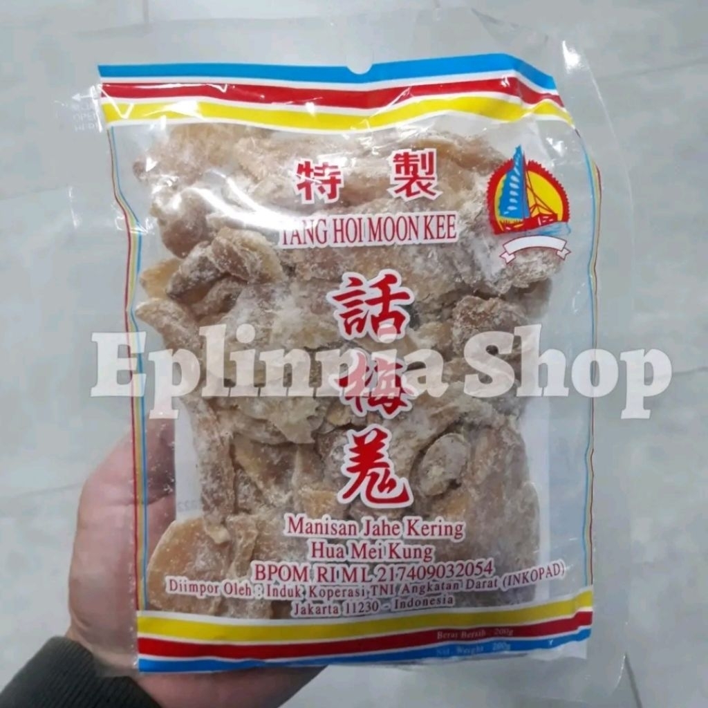 Tang Hoi Moon Kee 200 gr - Manisan Jahe Kering