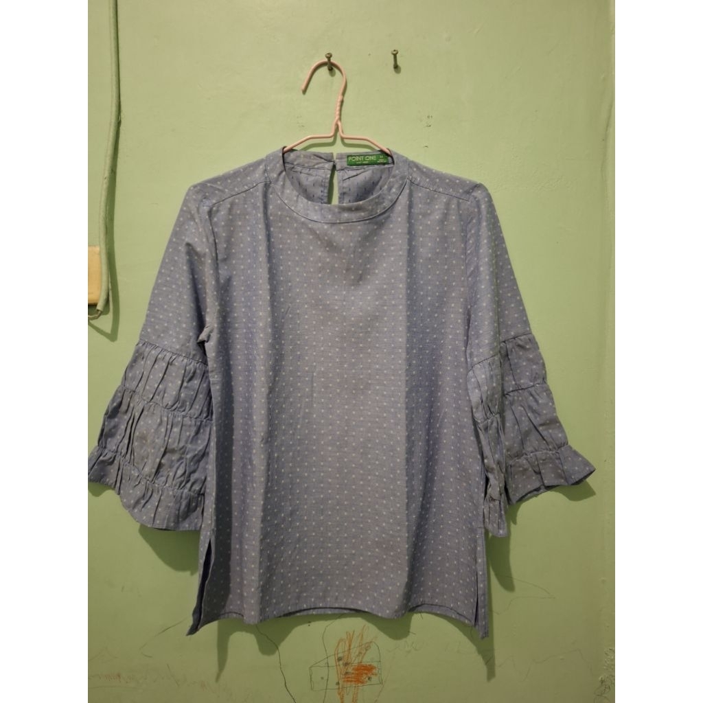 (Preloved) POINT ONE Long Sleeve Shirt | Kemeja Lengan Panjang POINT ONE
