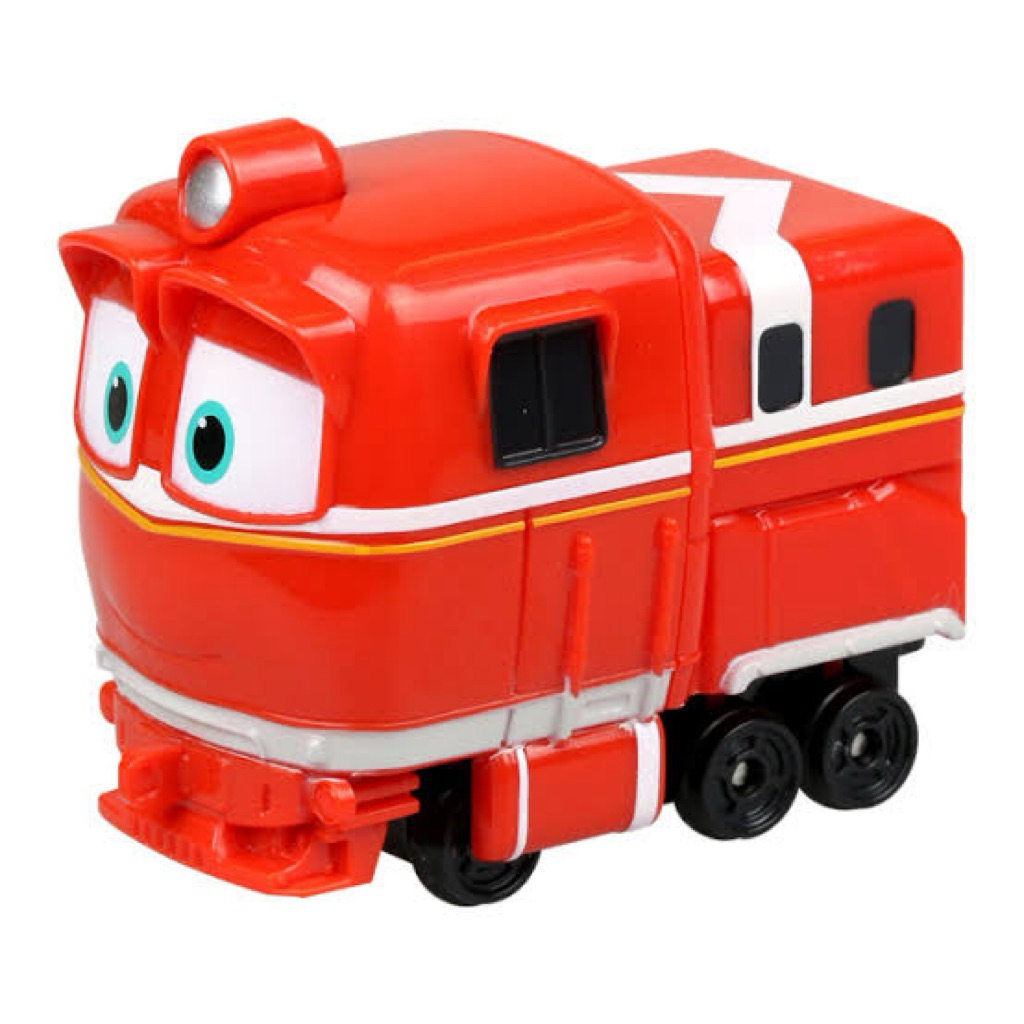 Mainan Anak ROBOT TRAINS Bis Hadiah Chaki mobil Kids Meal CFC MCD Bus Train Alf Kay Harold Silverlit