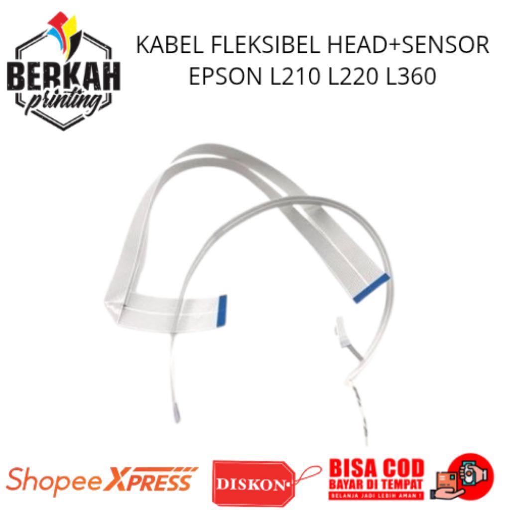 kabel fleksibel head + sensor Epson l220 l210 l360 1set baru