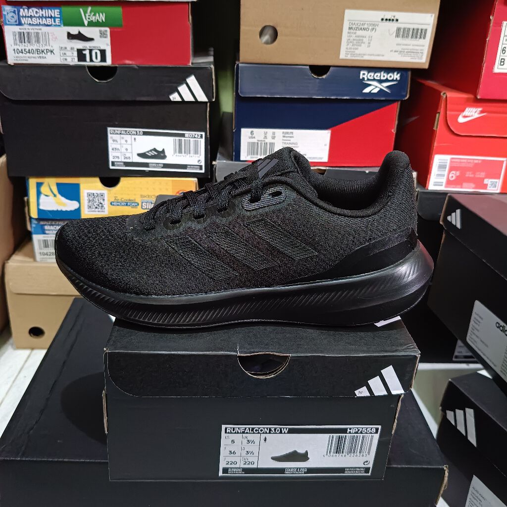 SALEE ADIDAS RUNFALCON MONO BLACK ( HP7558 )