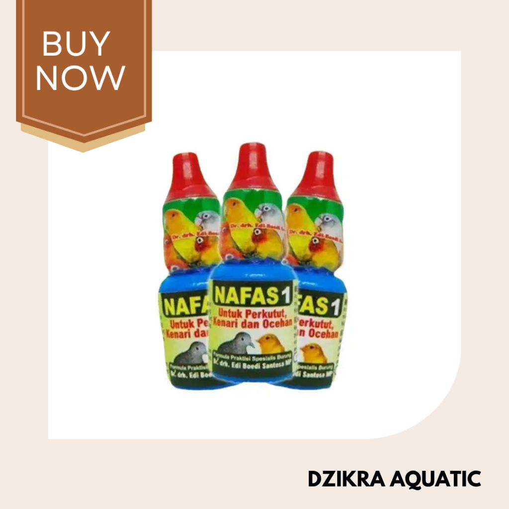 Nafas 1 Obat Sakit Pernafasan & Multivitamin Untuk Burung