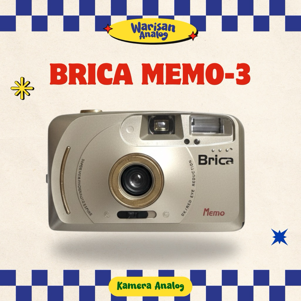 KAMERA ANALOG BRICA MEMO-3 | REUSABLE CAMERA FILM 35MM | HASIL FOTO RETRO | COCOK UNTUK PEMULA | KAM