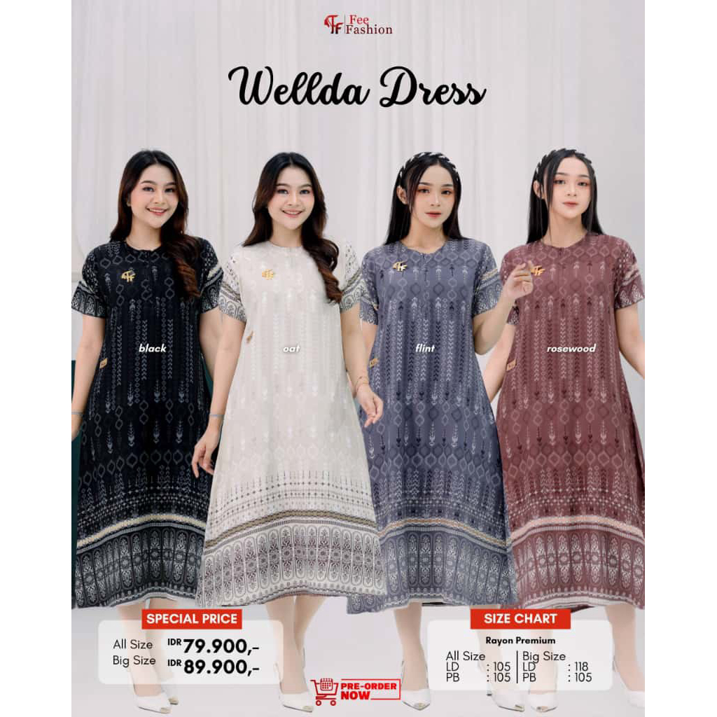 Fee Fashion - Dress / Daster / Wellda Dress Fee Fashion