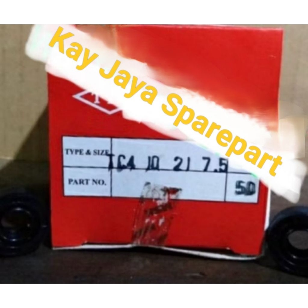 Oil seal TC4  10  21  7.5  untuk seal shock smash, Vario 110 , 125 , 150 , beat pop ESP karbu , Revo