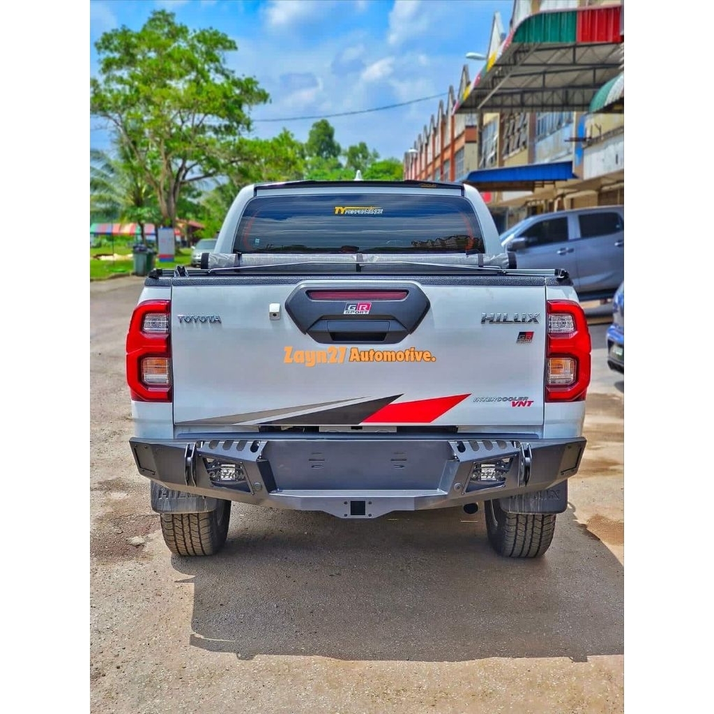 bumper belakang guard hilux option x