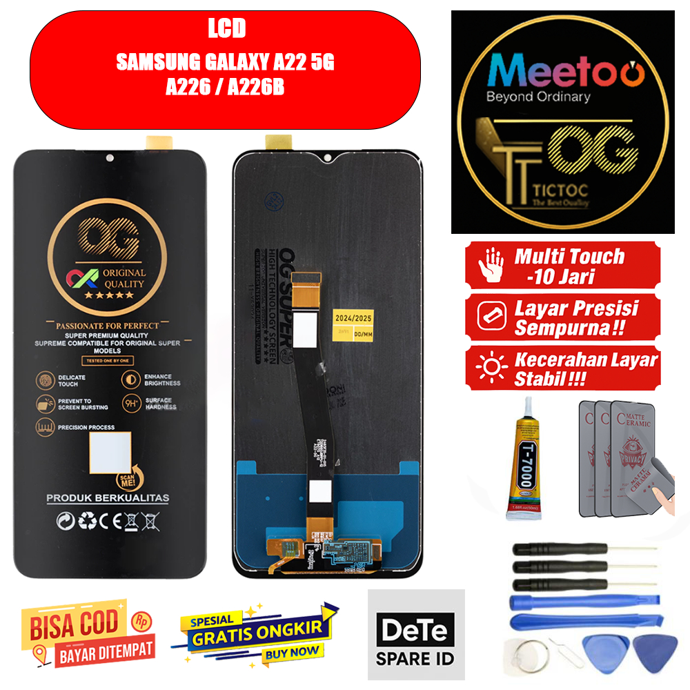 LCD ORI SAMSUNG GALAXY A22 5G / A226 / A226B ORI OEM ALL MERK