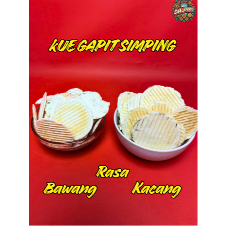 250gr GAPIT SIMPING / KUE GAPIT SIMPING RASA BAWANG RASA KACANG / GAPIT CIREBON / SIMPING