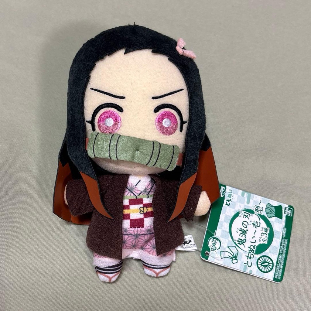 official bandai namco demon slayer plush nezuko kimono bandai namco jepang handcarry